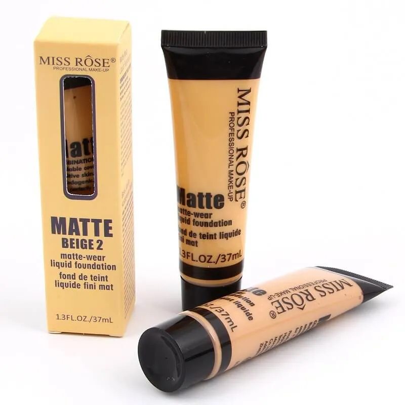 Miss Rose Full Coverage Matte Foundation - 37 ml