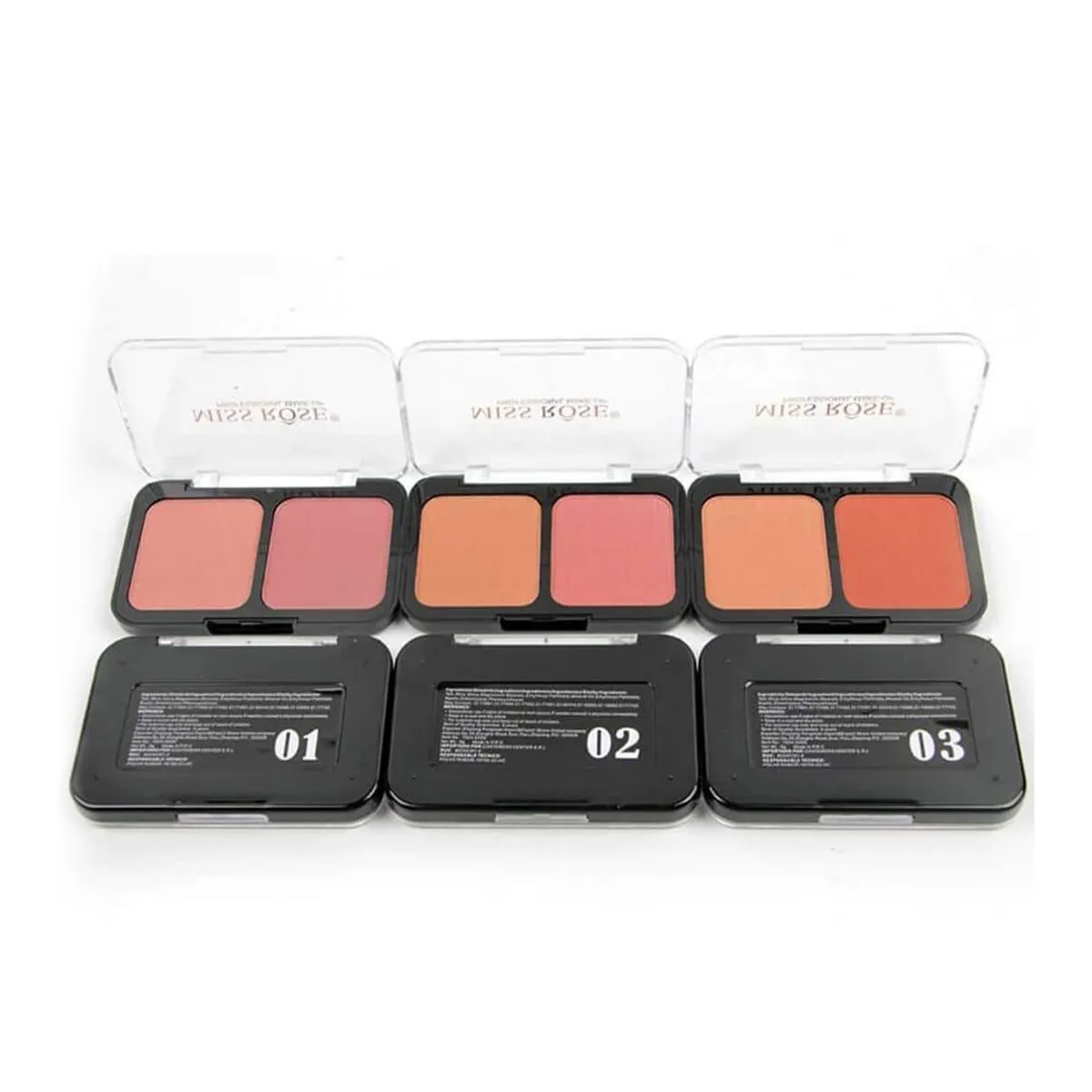 Miss Rose Black 2 Color Blush Kit