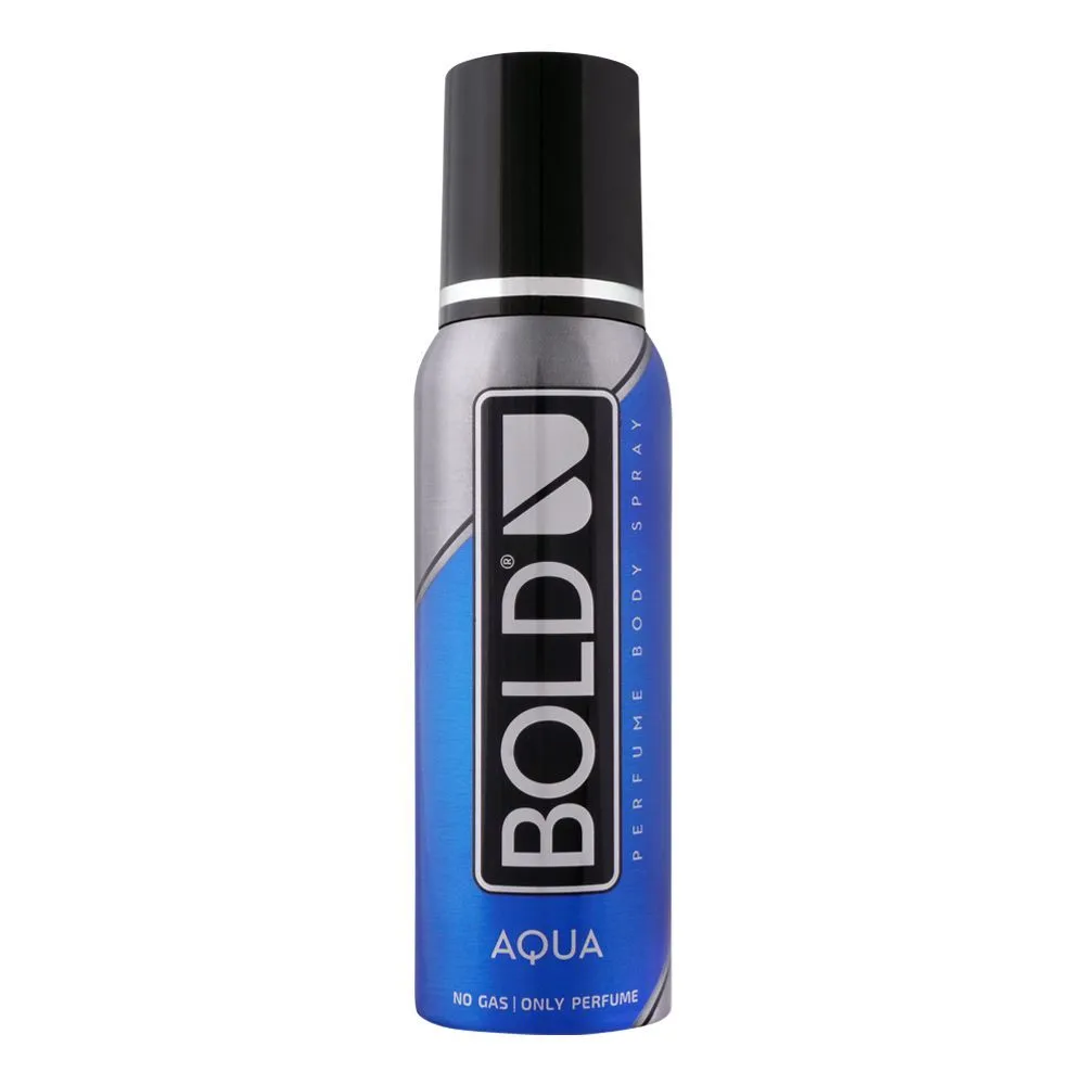 Bold Aqua - Gas Free Perfume Body Spray For Men – 120 ml